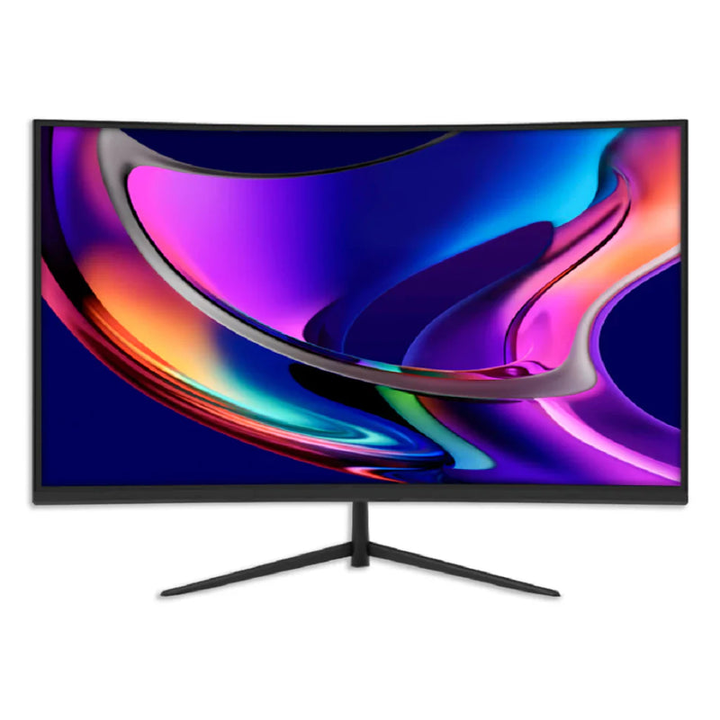 Monitor Led 23.6 75hz Borda Infinita Curvo Full Hd Branco/Preto Hdmi